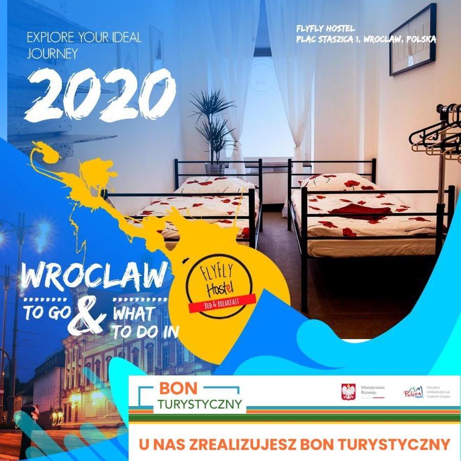 Flyfly Hostel , Darmowy Parking , Rezerwuj Przez Urzadzenia Mobilne -10 Procent Wrocław Exteriör bild
